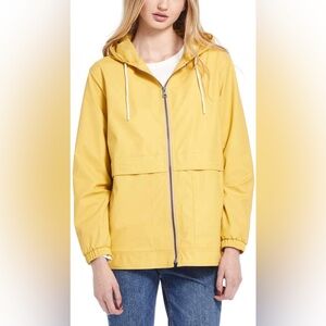 Yellow Waterproof Vintage Rain Jacket
